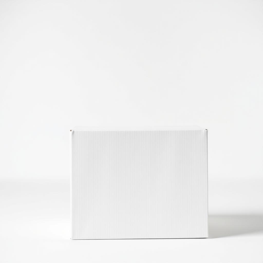 White Corrugated Box